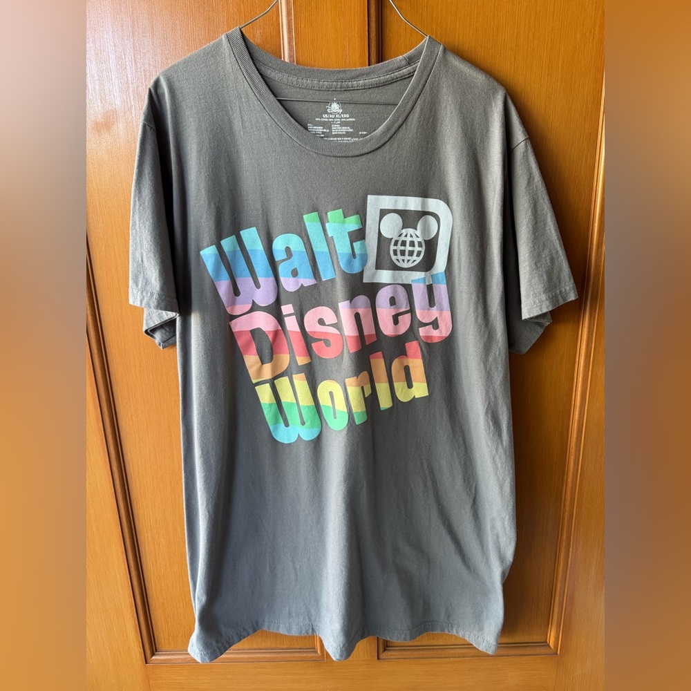 Gray Walt Disney World T-Shirt Tie Dye Random XL Women’s NWOT